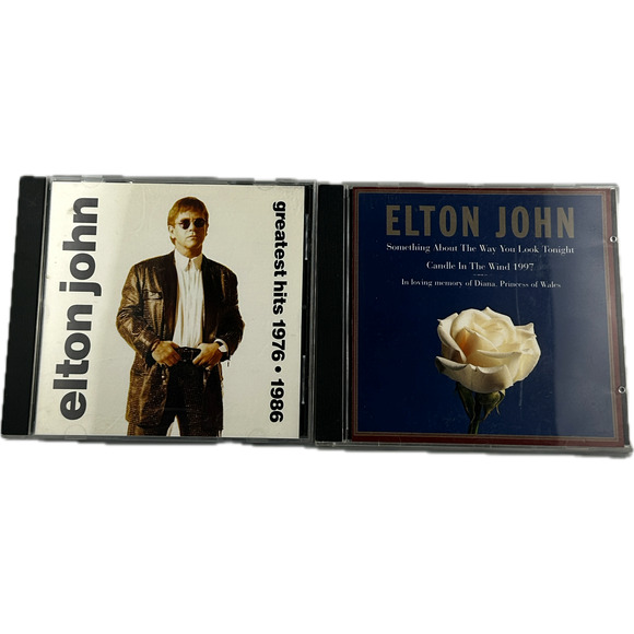 Elton John LOT 1976 to 1986 Princess Diana Tribute FULLY TESTED CD - Picture 1 of 7